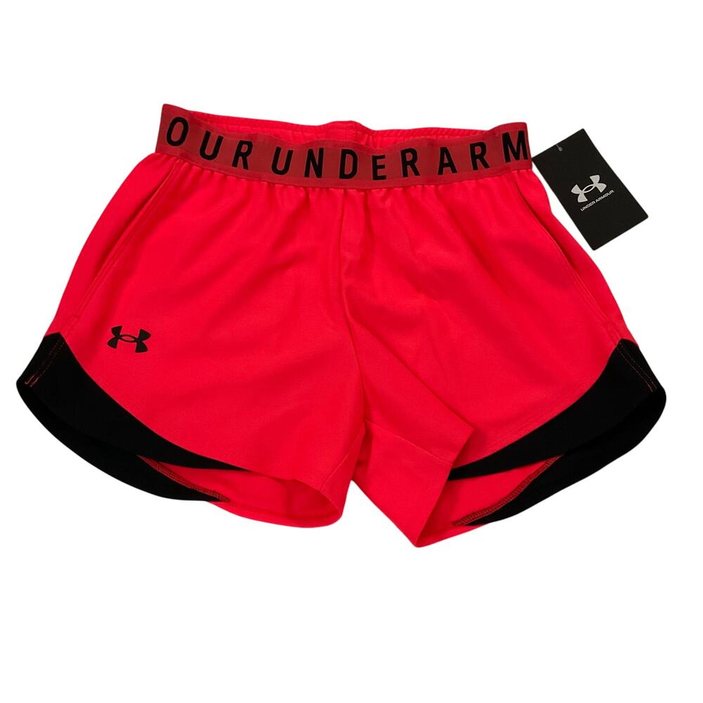 Under Armour Neon Orange Play Up 3.0 Shorts‎ - Size XXS - NEW